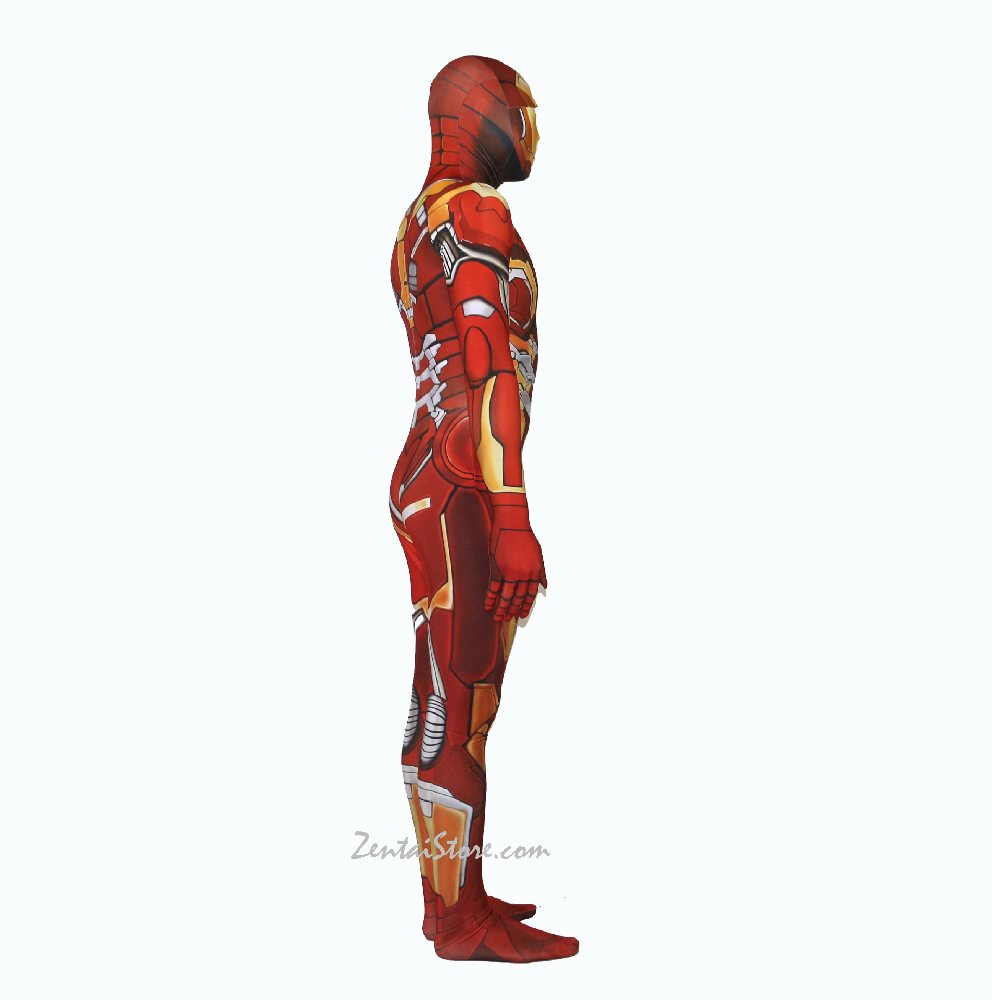 3D Printing Costumes Skin Suits Comics Wei Iron Man Cosplay One-piece Leotard Halloween Cosplay Costumes Skin Suits with Mask