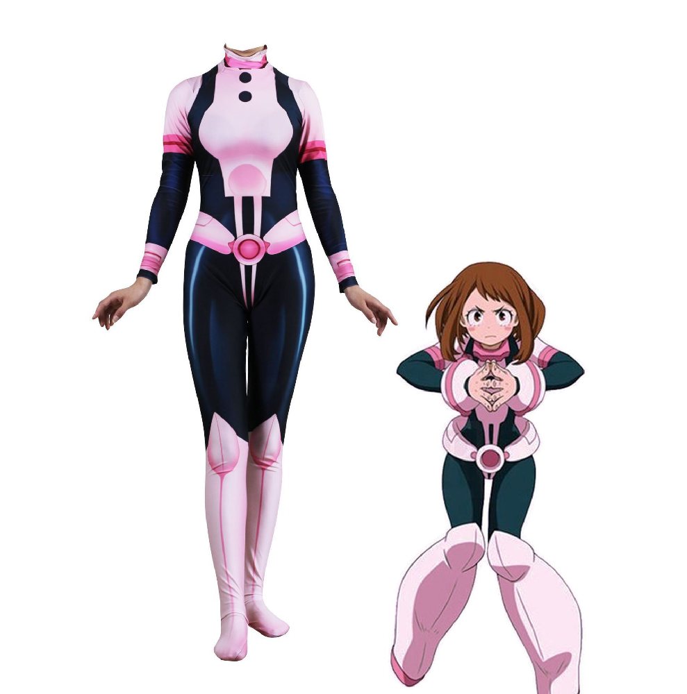 Halloween Game Anime My Hero Academia Rei Ochanko Skin Suits Cosplay Zentai Suit