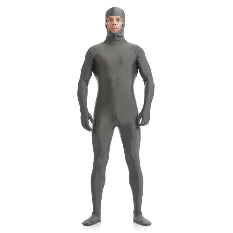 Lycra Full Body Open-face Tights Zentai Costumes Skin Suits Solid Color Stretch Spandex Zentai Suit
