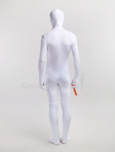 White Snowman Cartoon Lycra Full Body Tights Zentai Suit