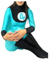 Fantastic 4 Blue and Black Lycra Spandex Unisex Tights Superhero Costumes Zentai Suit Fantastic 4 Blue and Black Lycra Spandex Unisex Tights Superhero Costumes Zentai Suit