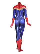 Captain Marvel Cosplay Zentai Suit Zentai Costumes Skin Suits