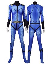 Supply Halloween Women Anime Space Battleship Yamato Blue Mori Snow One-piece Skin Suits Cosplay Zentai Suit