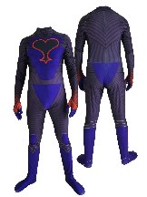 Supply Kingdom Hearts Chain of Memories Halloween Skin Suits Cosplay Zentai Suit