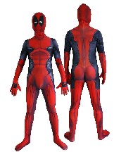 Supply Halloween Anime Deadpool Costumes Skin Suits 3D Printed Deadpool Tights Full Body Cosplay Zentai Suit