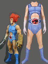 Supply Halloween Classic Anime Costumes Skin Suits Thundercat One-piece Thundercats Cosplay Zentai Suit