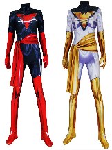 Supply X-men Dark Halloween Phoenix Cosplay Costumes Skin Suits Bodysuit X-men Cosplay Zentai Suit