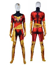 X-men Dark Halloween Phoenix Cosplay Costumes Skin Suits Bodysuit X-men Cosplay Zentai Suit