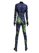 Women DC Poison Ivy Cosplay Costumes Skin Suits Jumpsuit Plant Girl Cosplay Zentai Suit