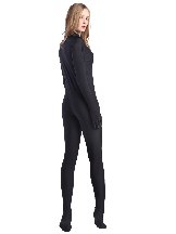 Unicolor Full Body Front Zipper Slinky Lycra Spandex Zentai Second-skin Suits