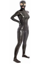 Supply Women Shiny Wet Look Fetish PVC Full Bodysuit Catsuit Tight Bandage Bodycon Jumpsuit Skin Suits Cosplay Zentai Suit