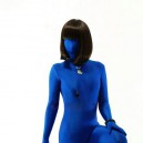 Superior Unicolor Full Body Blue Lycra Spandex Unisex Zentai Suit