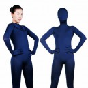 Supply Purplish Blue Lycra Spandex Unisex Zentai Suit