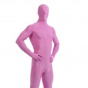 Supply Pink Color Full Body Spandex Holiday Unisex Lycra Morph Zentai Suit