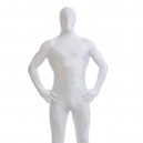 Supply White Full Body Spandex Halloween Holiday Lycra Cosplay Suit