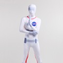 Supply Halloween Nasa Astronaut Unisex Full Body Spandex Holiday Unisex Cosplay Zentai Suit