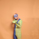 Split Color Full Body Halloween Spandex Holiday Unisex Cosplay Zentai Suit