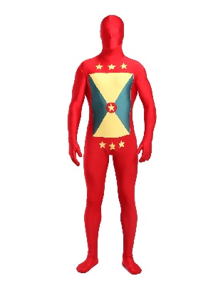 Grenada Flag Lycra Spandex Full Body Zentai Costumes Skin Suits