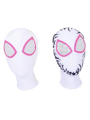 Halloween Gwen Venom Zentai Suit Skin Suits Cosplay Wide Side Narrow Head Cover