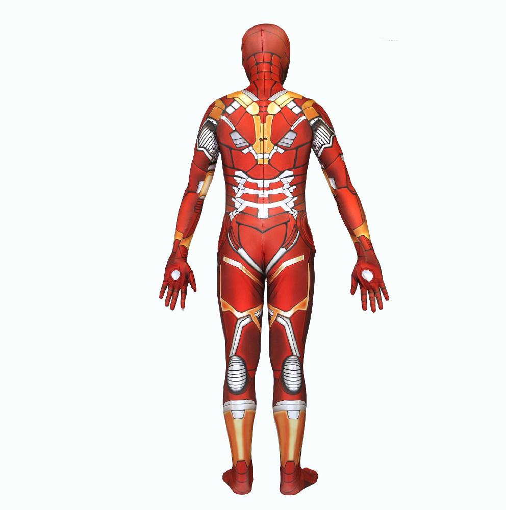 3D Printing Costumes Skin Suits Comics Wei Iron Man Cosplay One-piece Leotard Halloween Cosplay Costumes Skin Suits with Mask