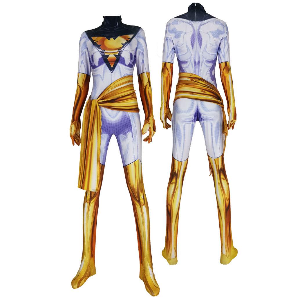 X-men Dark Halloween Phoenix Cosplay Costumes Skin Suits Bodysuit X-men Cosplay Zentai Suit