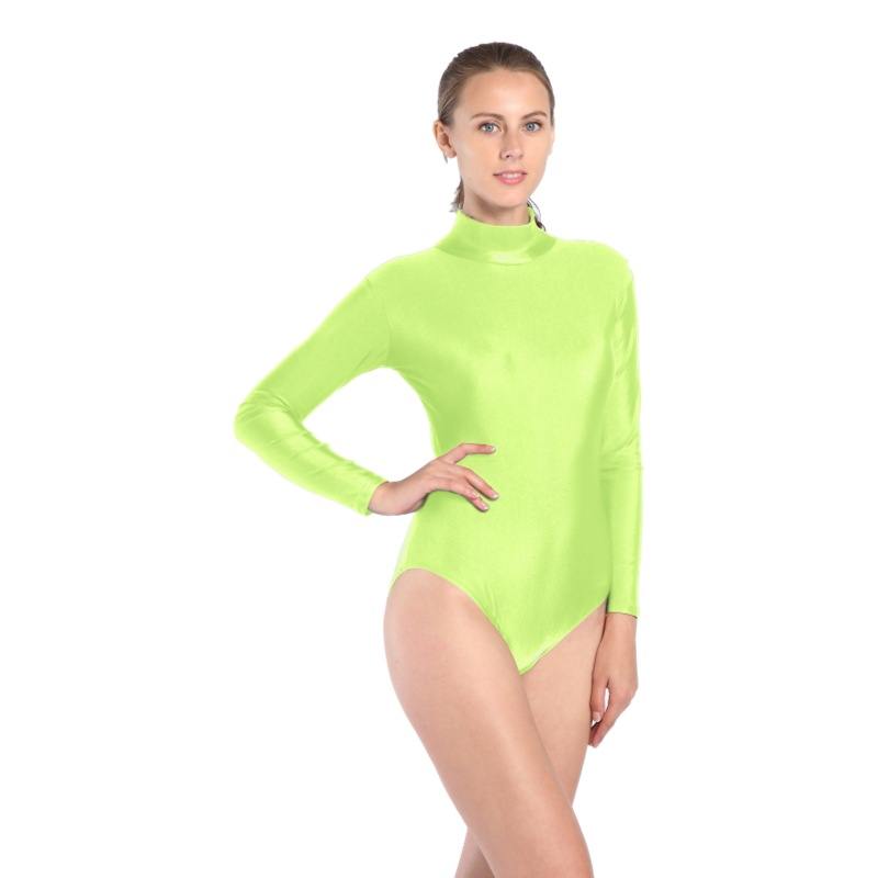 Short Dance Wear Back Zipper Tights Suits Women Lycra Spandex Zentai Second-skin Suits