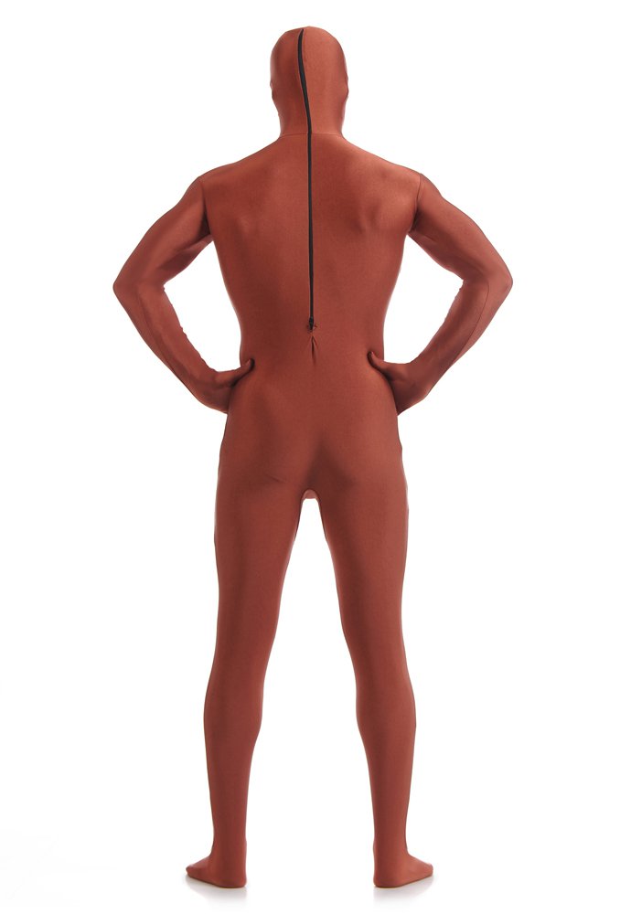 Coffee Full Body Spandex Holiday Unisex Lycra Morph Zentai Suit