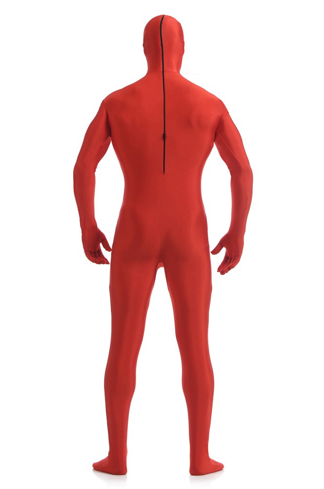 Red Full Body Spandex Holiday Unisex Lycra Morph Zentai Suit