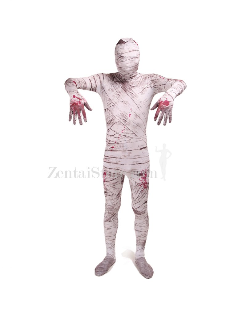 Mummy Full Body Halloween Spandex Holiday Unisex Cosplay Zentai Suit